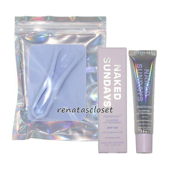Naked Sundays PoutScreen Plumping Lip Treatment & Pout Pocket Phone Case Set NWT - Picture 1 of 16